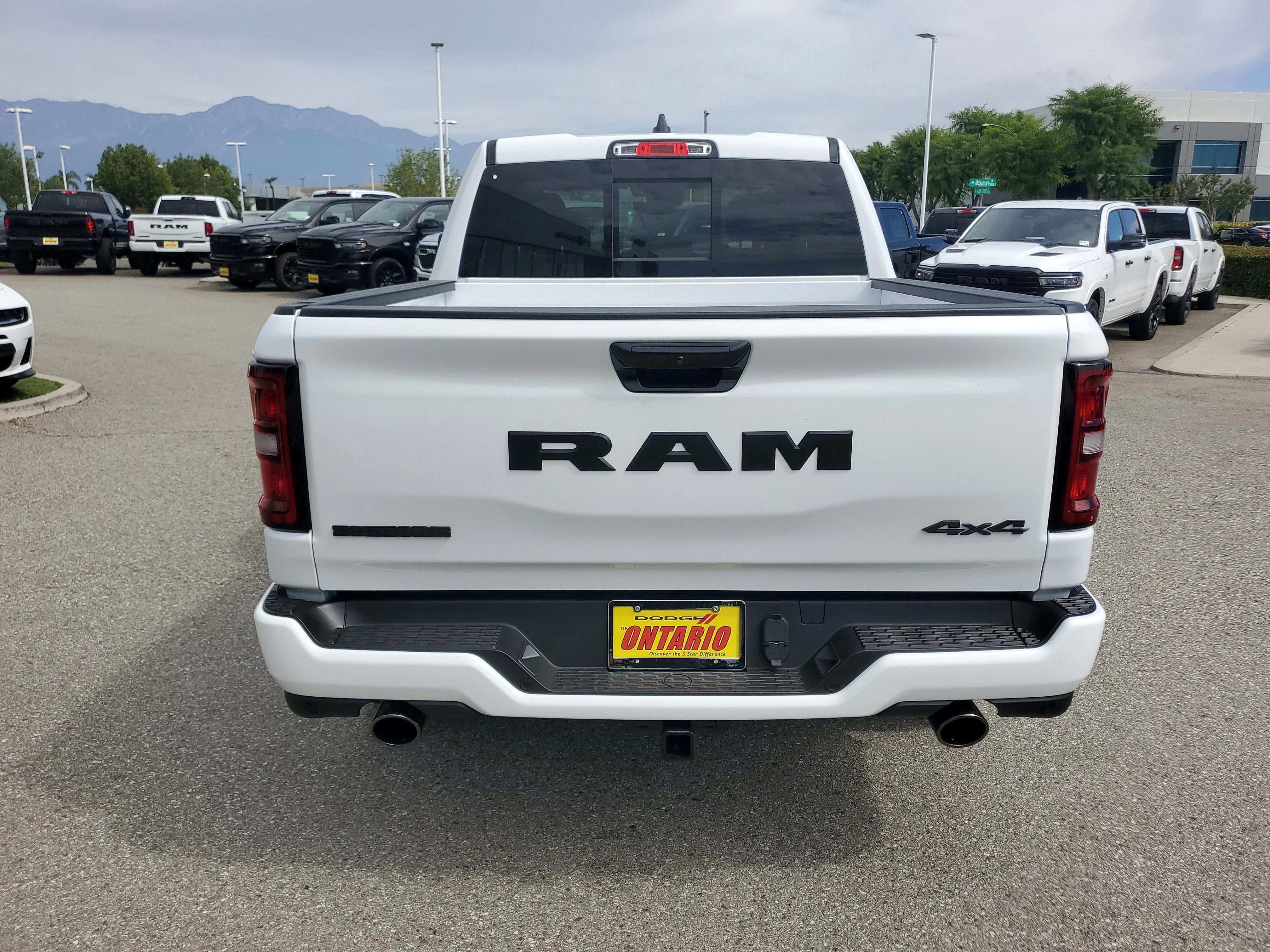 New 2026 Bright White Clear-Coat Exterior Paint RAM Big Horn/Lone Star image 4