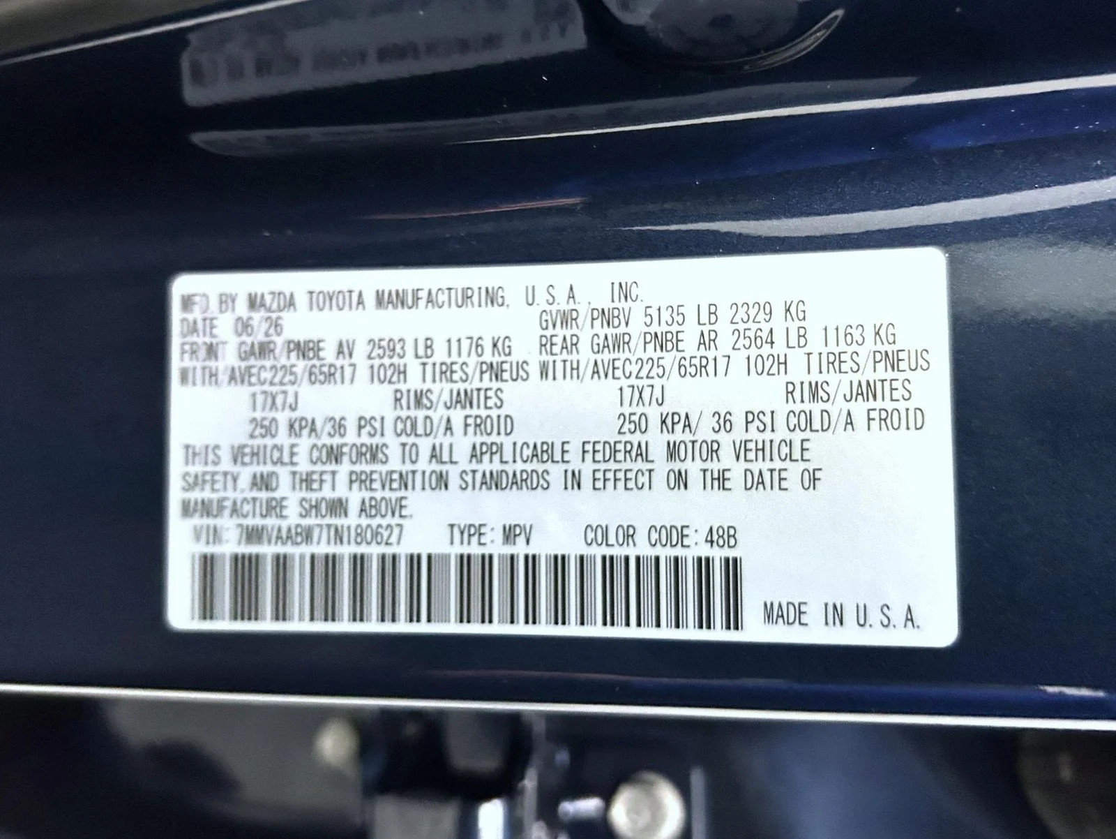New 2026 Ingot Blue Metallic Mazda Preferred AWD image 26