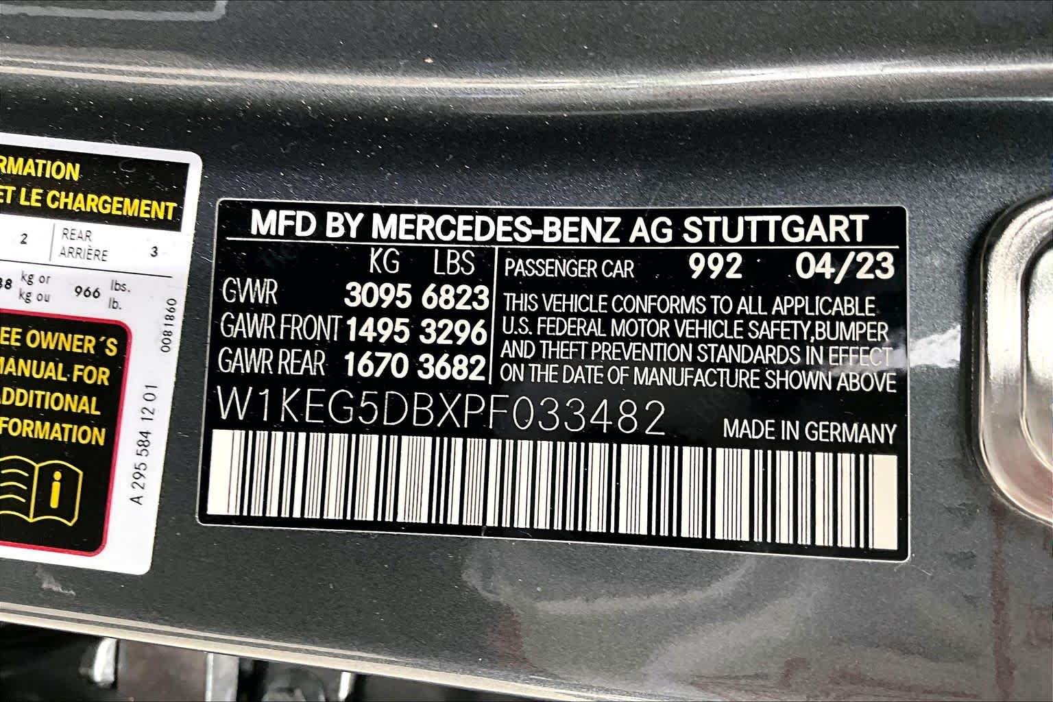 Certified Used 2023 Selenite Grey Metallic Mercedes-Benz AMG® EQE image 35