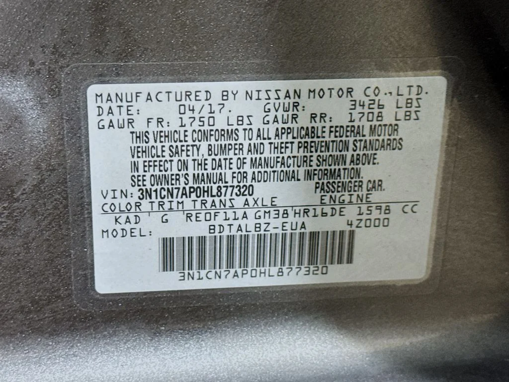 Used 2017 Gray Nissan 1.6 SV image 36