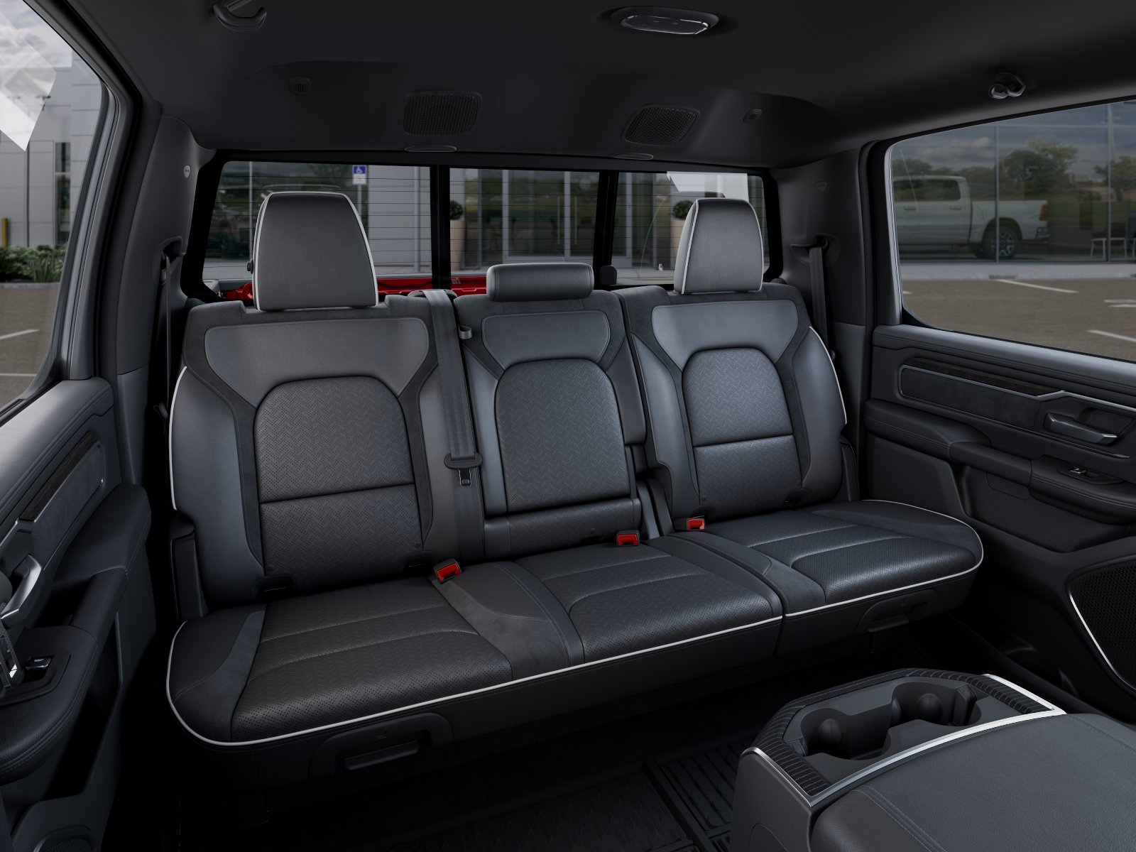 New 2026 Molten Red Pearl-Coat Exterior Paint RAM Laramie image 15
