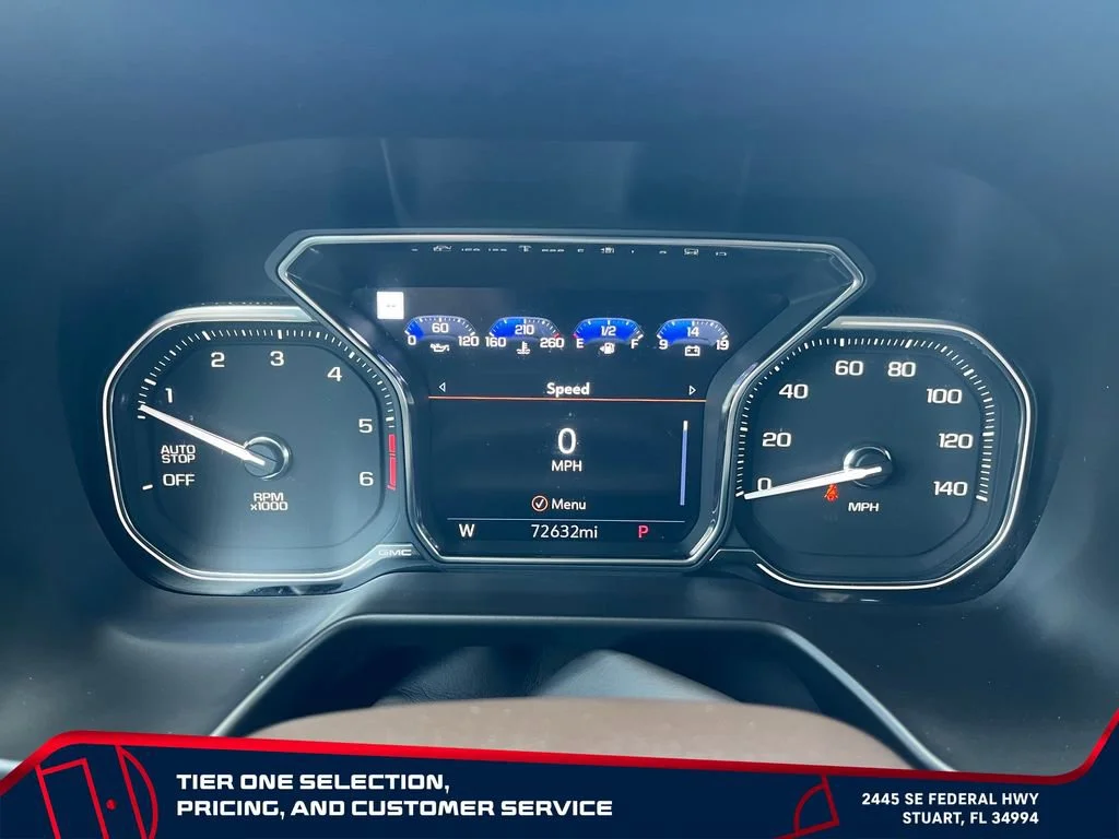 Used 2021 MIDNIGHT BLUE METALLIC GMC SLT image 32