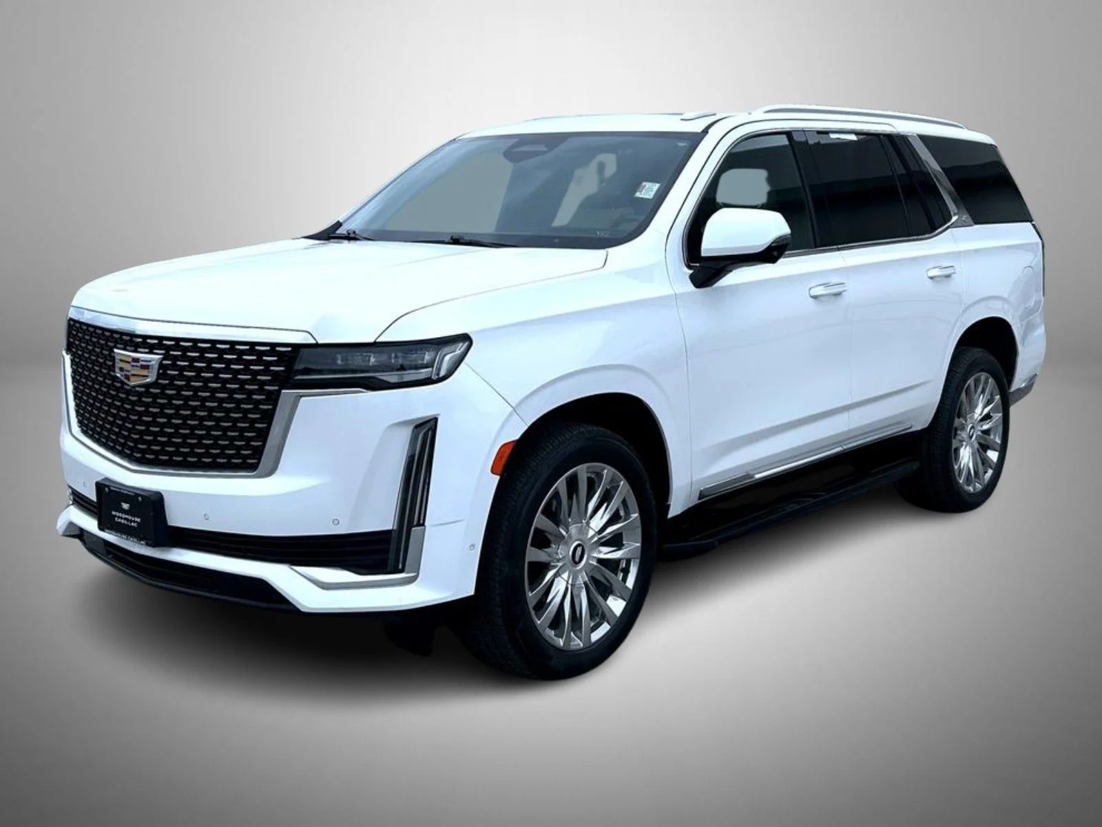 Used 2021 White Cadillac Premium Luxury image 1
