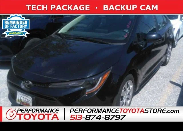 Used 2024 Midnight Black Metallic Toyota LE image 1