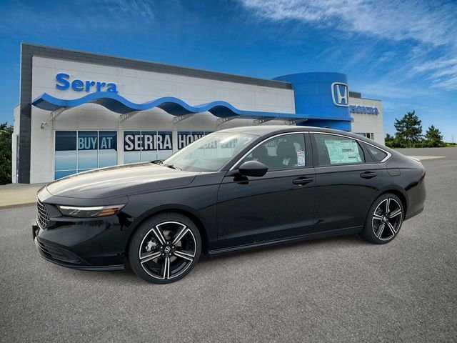 Certified Used 2025 Crystal Black Pearl Honda Sport image 1