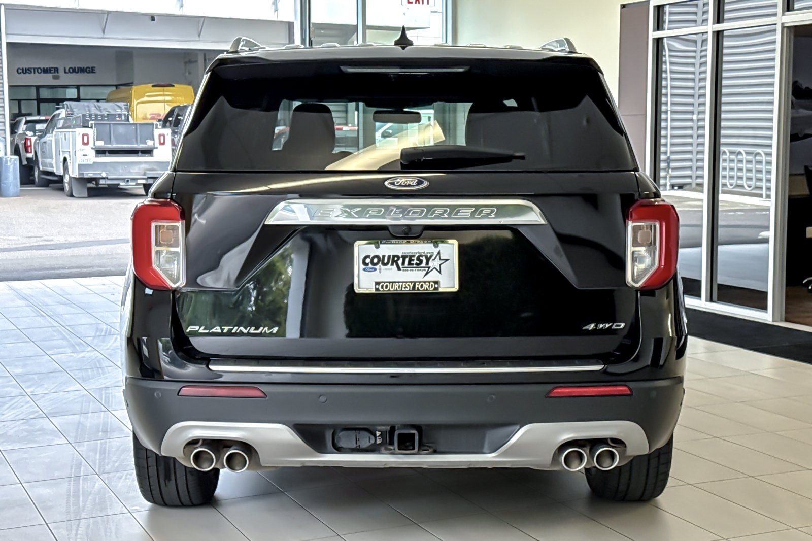 Certified Used 2021 Agate Black Metallic Ford Platinum image 5