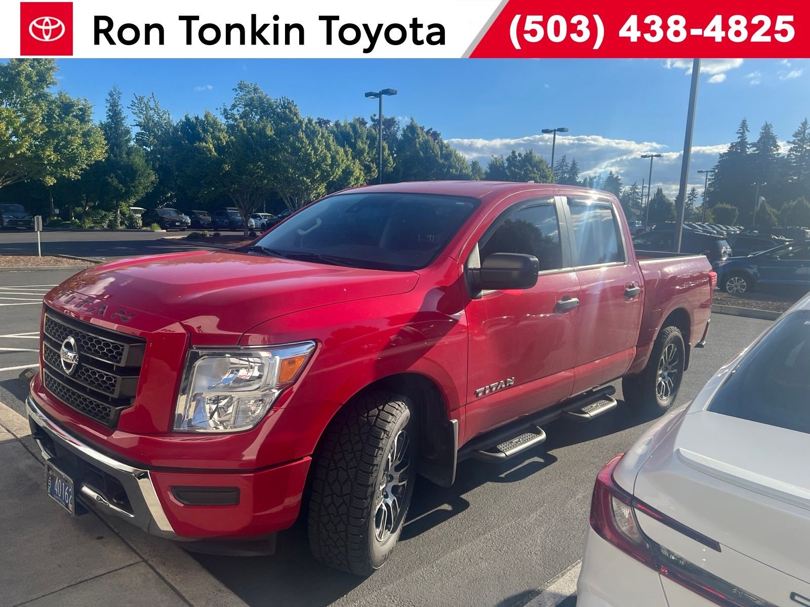 Used 2022 Red Alert Nissan SV image 1