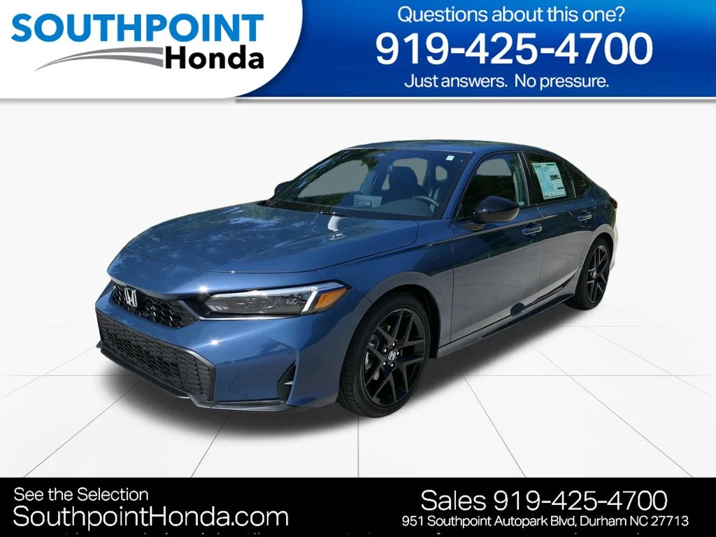 New 2026 Blue Lagoon Pearl Honda Sport image 3