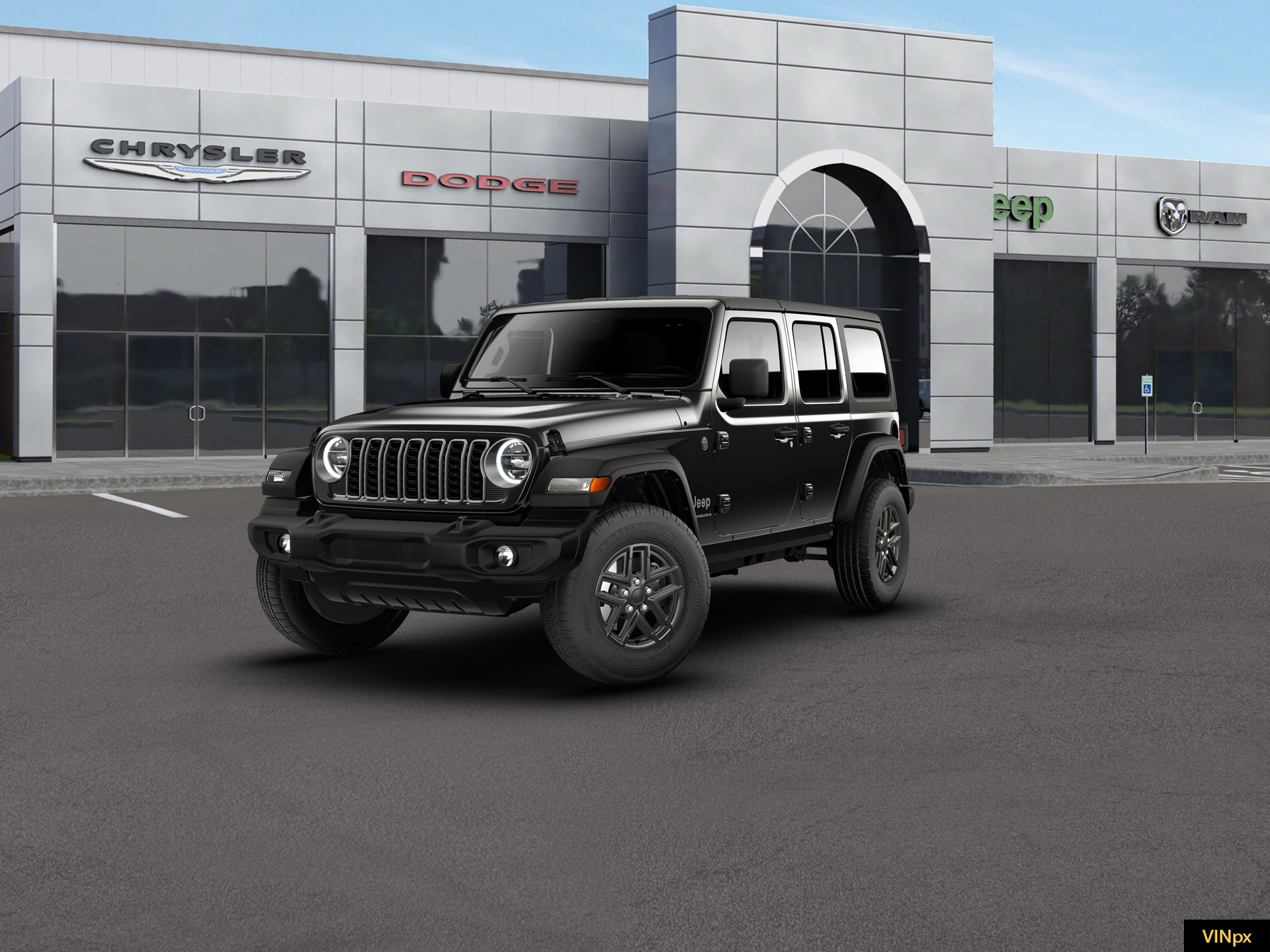 New 2026 Black Clear-Coat Exterior Paint Jeep Sport S image 13