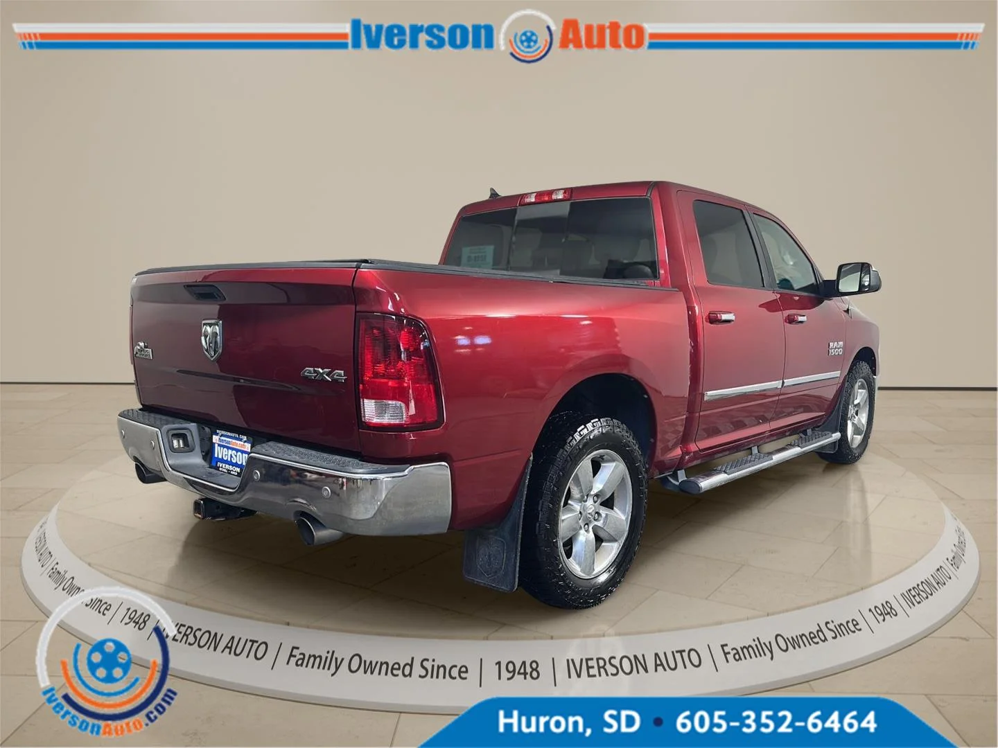 Used 2014 Deep Cherry Red Crystal Pearlcoat Ram Big Horn image 10