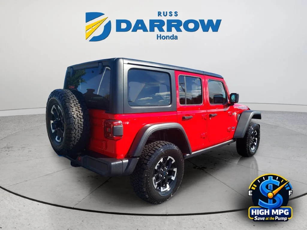 Used 2024 Red Jeep Rubicon 4xe image 5