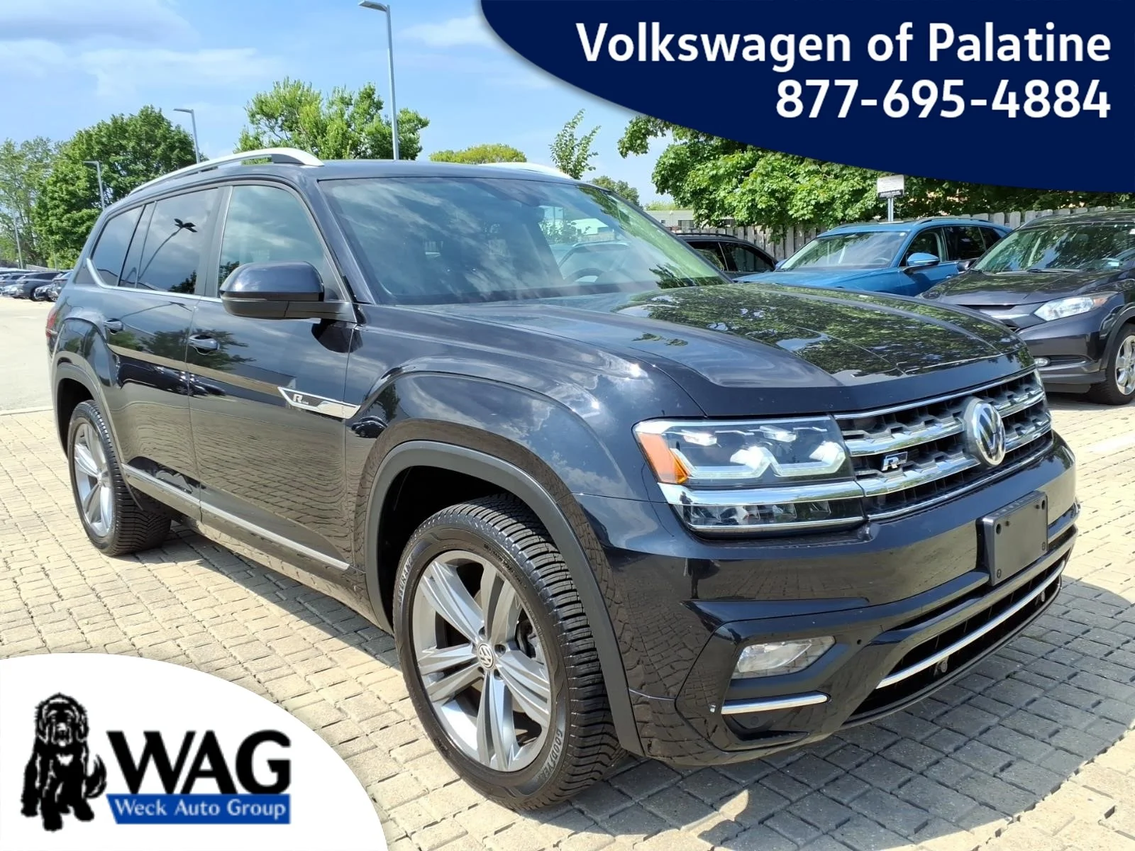 Used 2018 Black Volkswagen V6 SEL 4Motion image 1