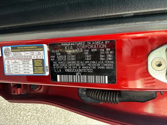 Used 2022 Orange Kia S image 20