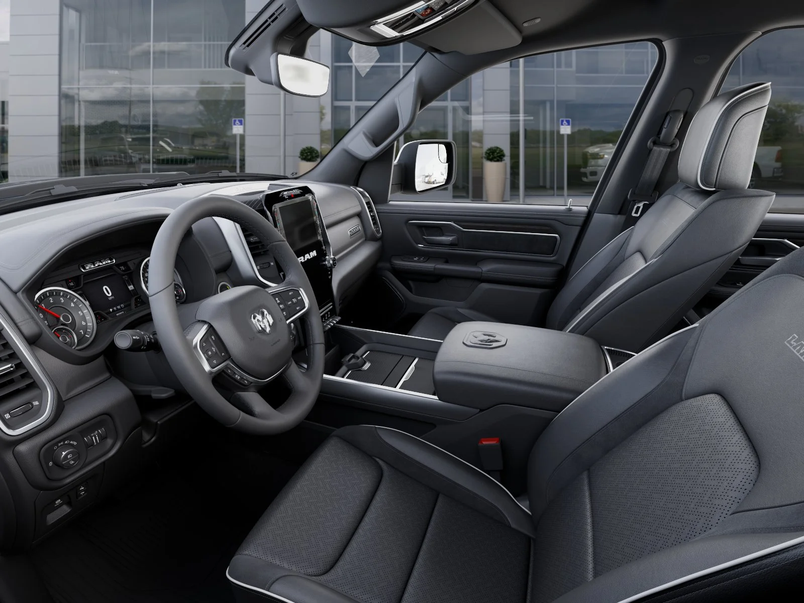 New 2026 Forged Blue Metallic Exterior Paint RAM Laramie image 48