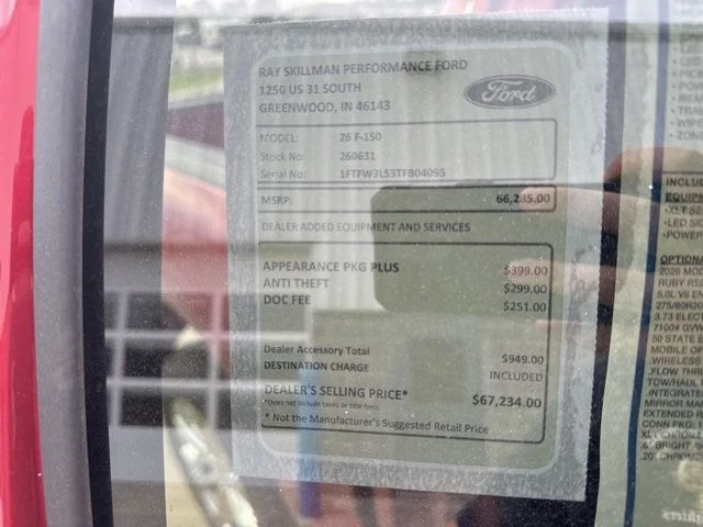 New 2026 Ruby Red Metallic Tinted Clearcoat Ford XLT image 2