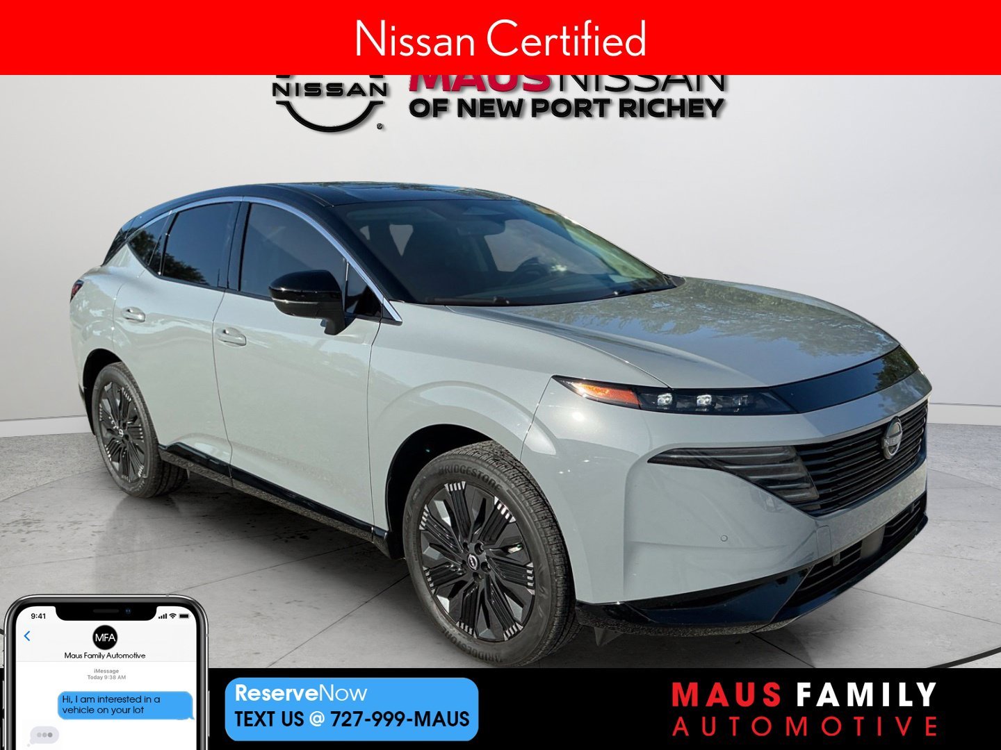 Certified Used 2025 Gray Nissan Platinum image 1