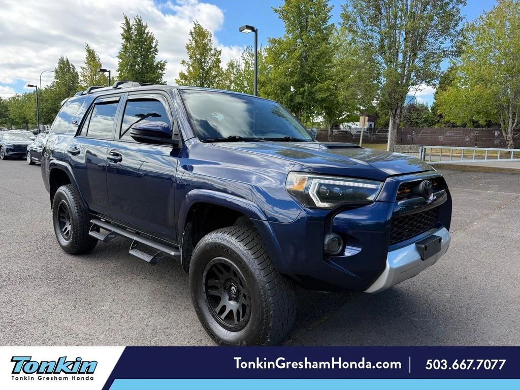 Used 2017 Nautical Blue Metallic Toyota TRD Off-Road Premium image 1