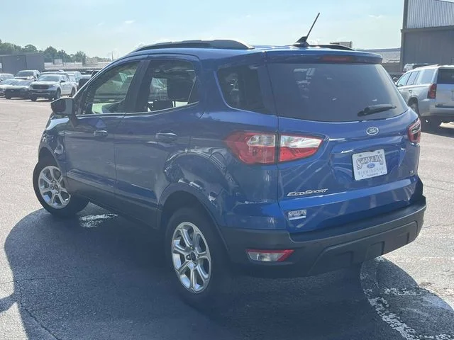 Certified Used 2021 Lightning Blue Metallic Ford SE image 6