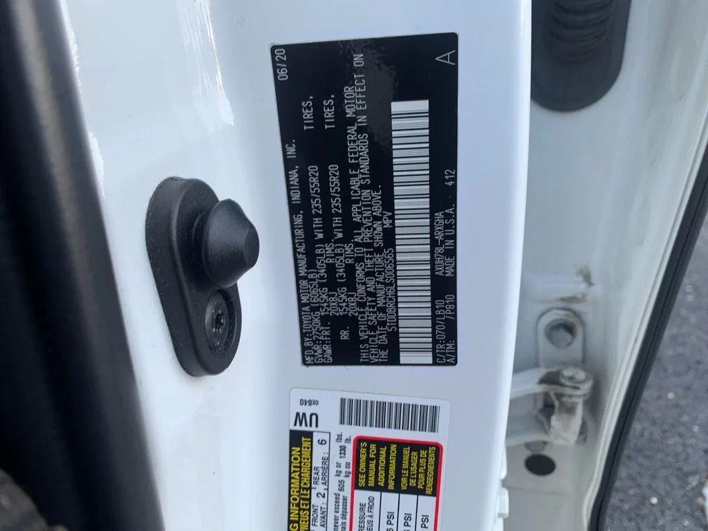 Used 2020 White Toyota Limited image 33