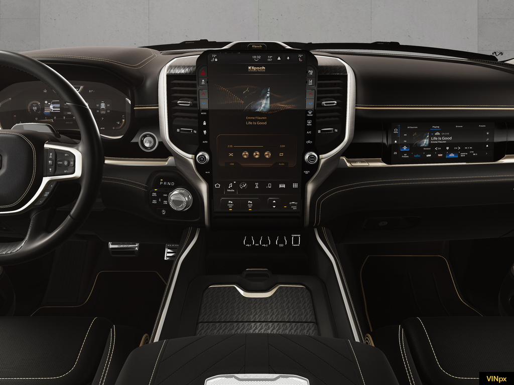 New 2026 Diamond Black Crystal Pearl-Coat Exterior Paint RAM Tungsten image 17