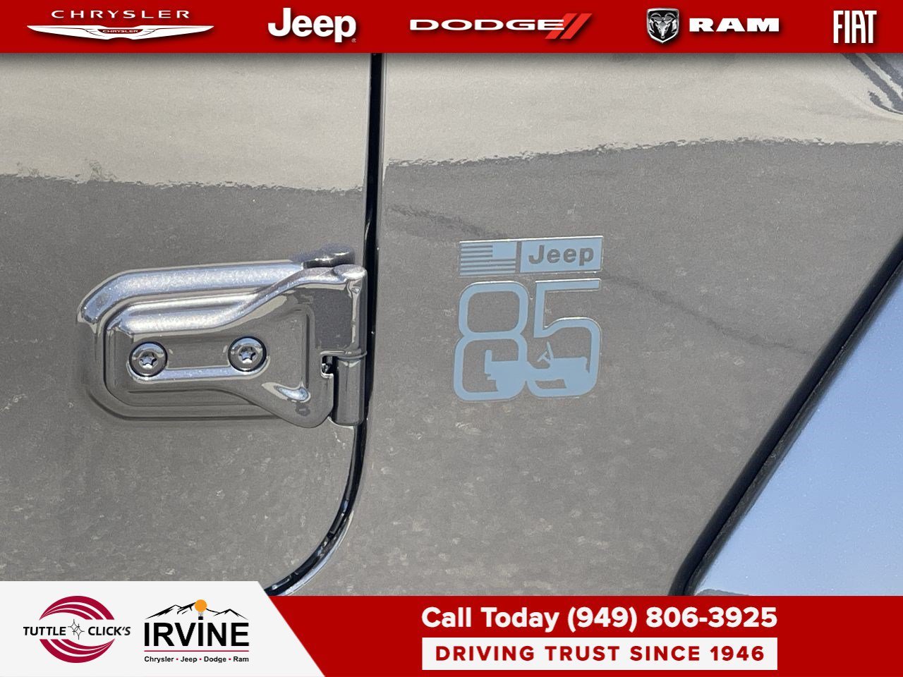 New 2026 Granite Crystal Metallic Clear-Coat Exterior Paint Jeep 85th Anniversary image 8