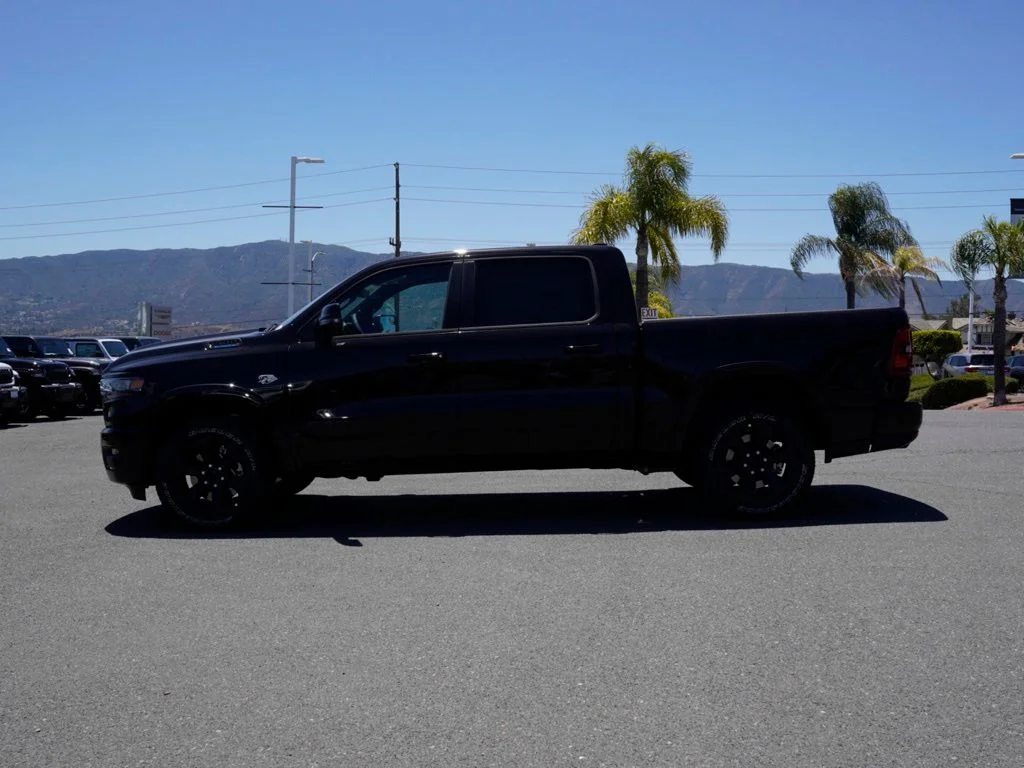 New 2026 Diamond Black Crystal Pearl-Coat Exterior Paint RAM Big Horn/Lone Star image 6