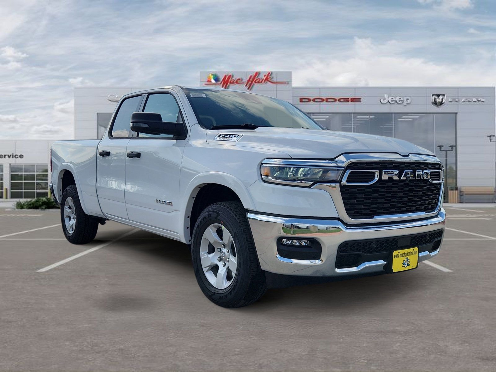 New 2026 Bright White Clear-Coat Exterior Paint RAM Big Horn/Lone Star image 7