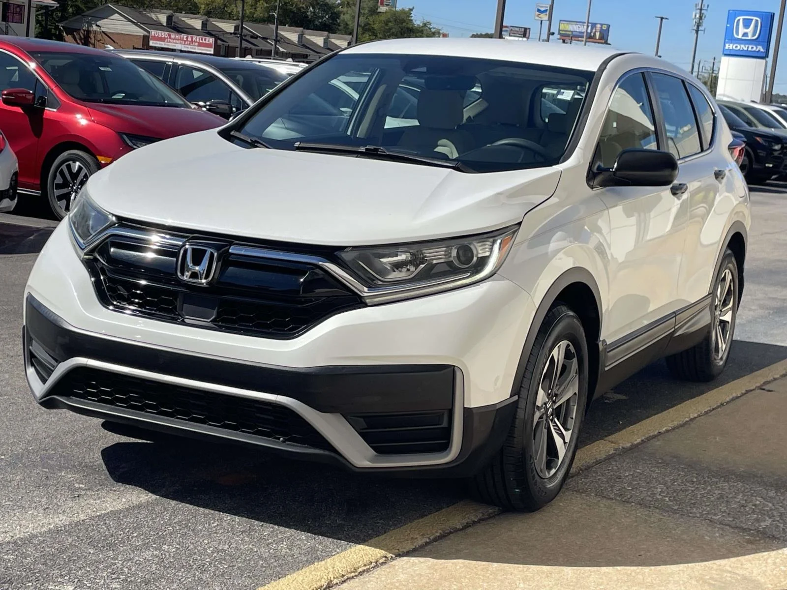 Certified Used 2020 Platinum White Pearl Honda LX 2WD image 4
