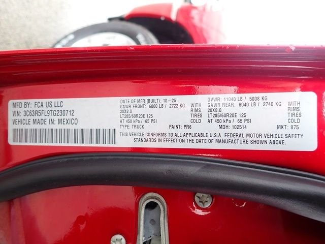 New 2026 Molten Red Pearl-Coat Exterior Paint RAM Laramie image 16
