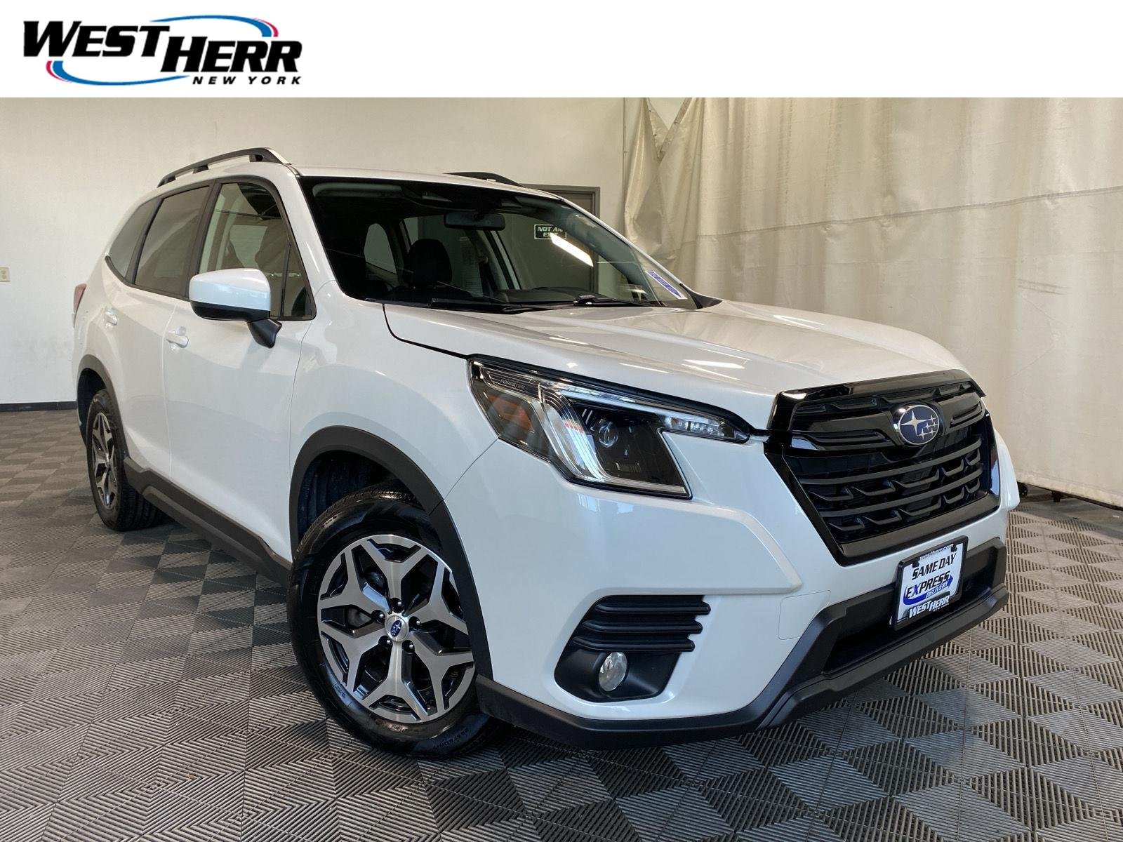 Used 2023 Crystal White Pearl Subaru Premium image 1