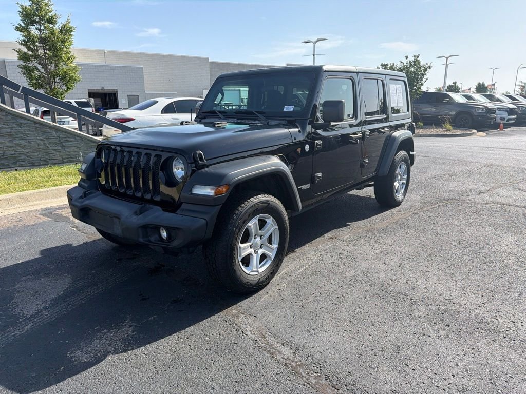 Used 2020 Black Jeep Unlimited Sport S image 3