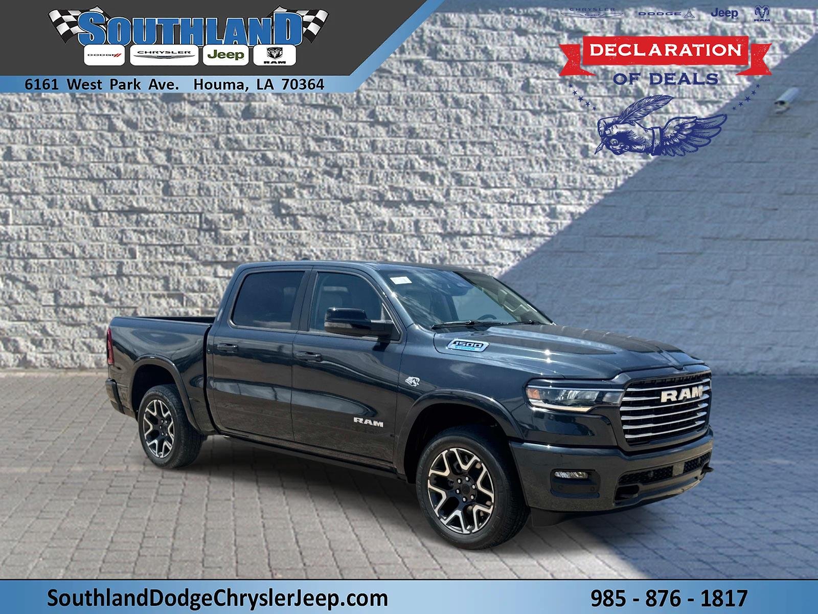 New 2026 Forged Blue Metallic Exterior Paint RAM Laramie image 1