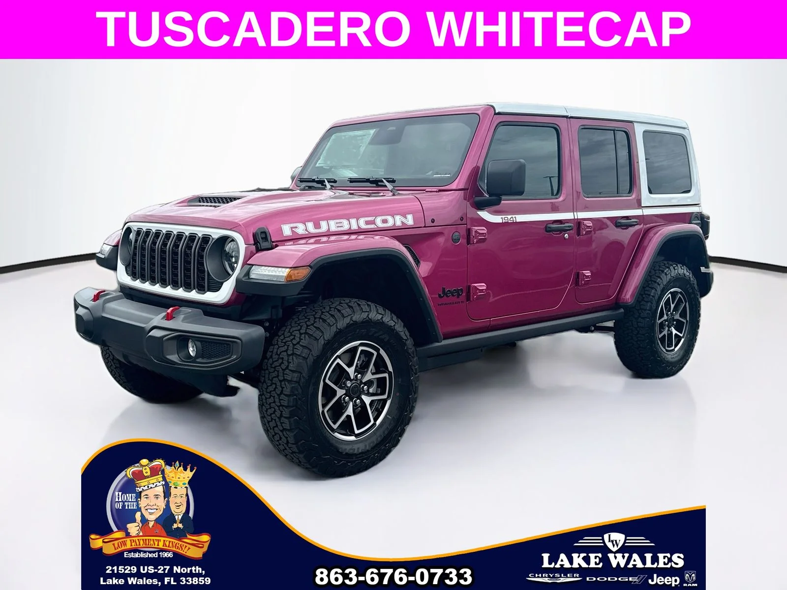 New 2026 Tuscadero Pearl-Coat Exterior Paint Jeep Rubicon image 2