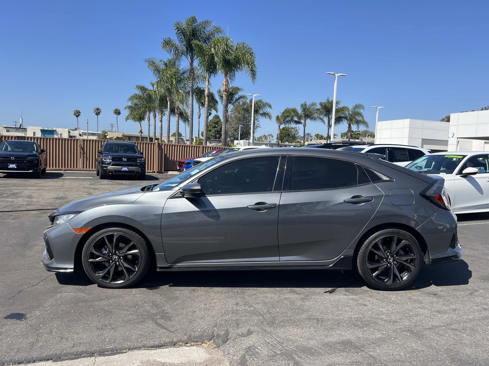 Certified 2018 Honda Civic Hatchback Sport with VIN SHHFK7H48JU410597 for sale in Huntington Beach, CA