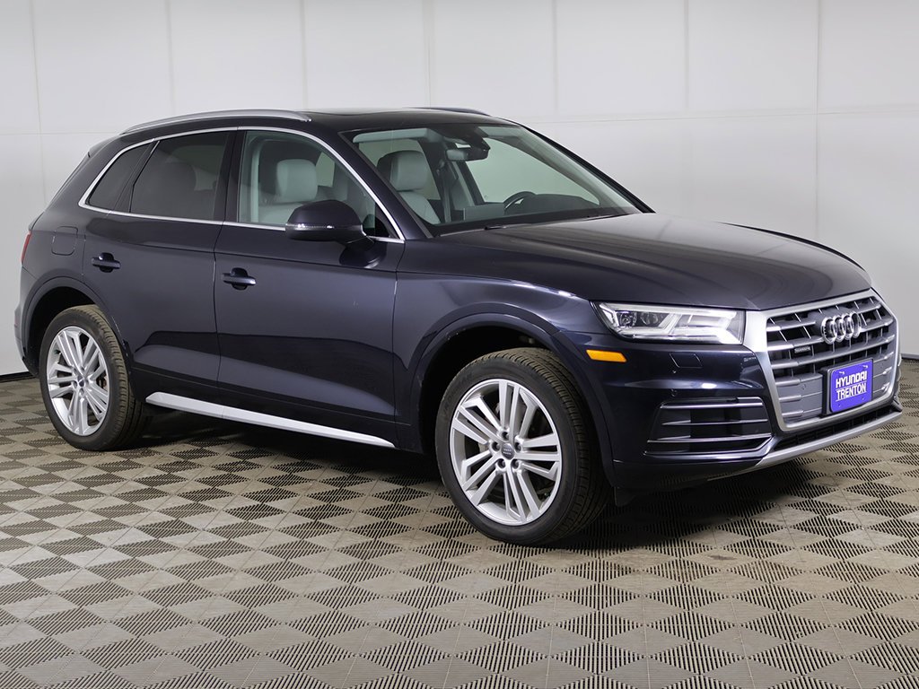 Used 2018 Audi Q5 Premium Plus with VIN WA1BNAFY8J2111361 for sale in Ewing Township, NJ
