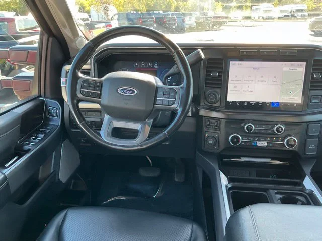 Used 2023 Rapid Red Metallic Tinted Clearcoat Ford Lariat image 22