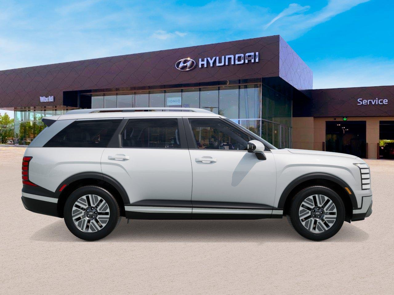 New 2026 Creamy White Pearl Hyundai SEL 8P image 7