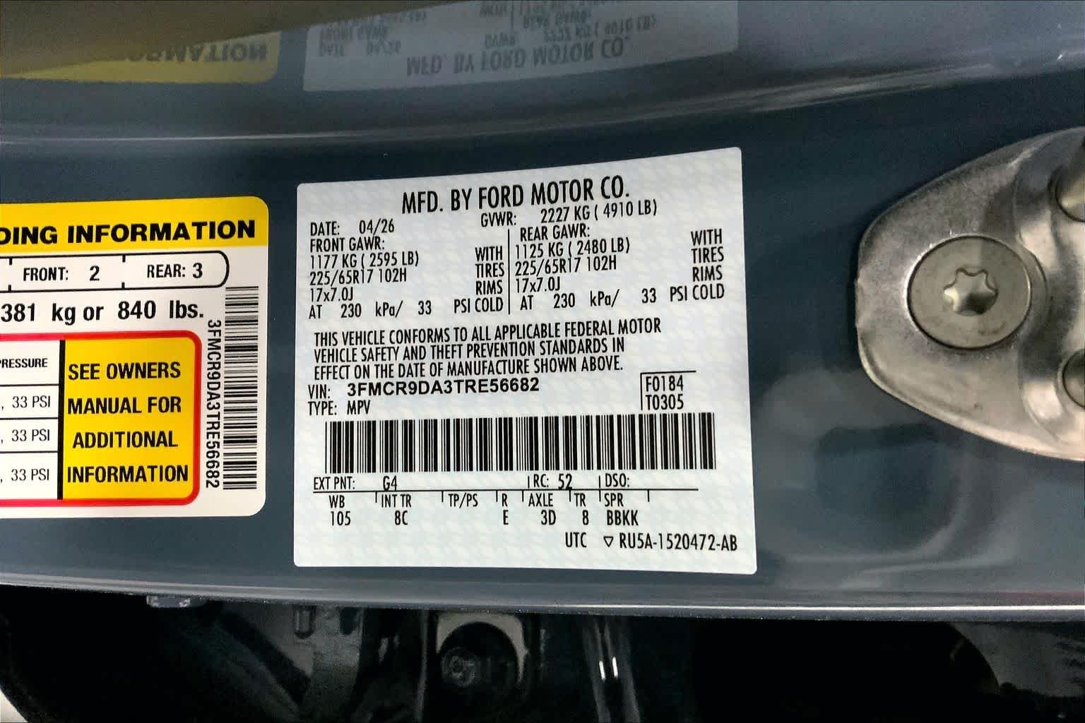 New 2026 Azure Gray Metallic Tri-Coat Ford Badlands® image 20