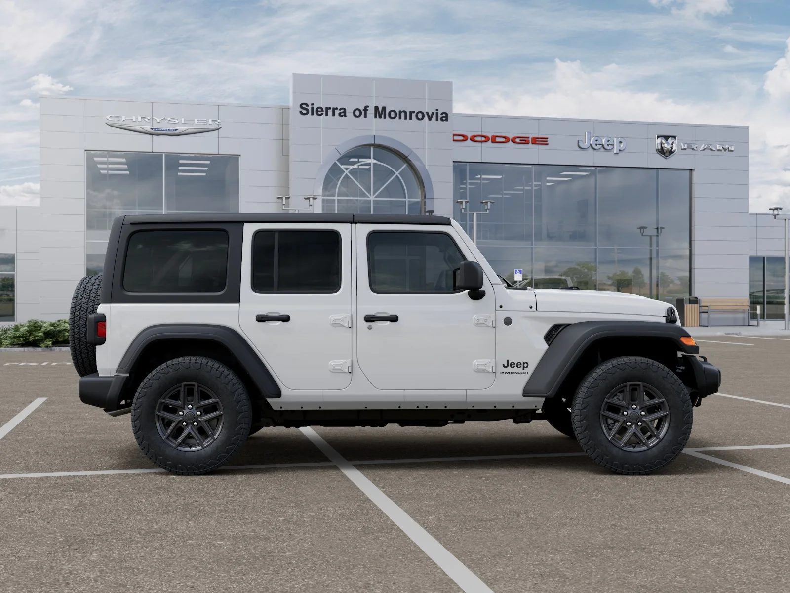 New 2026 Bright White Clearcoat Jeep Sport S image 47