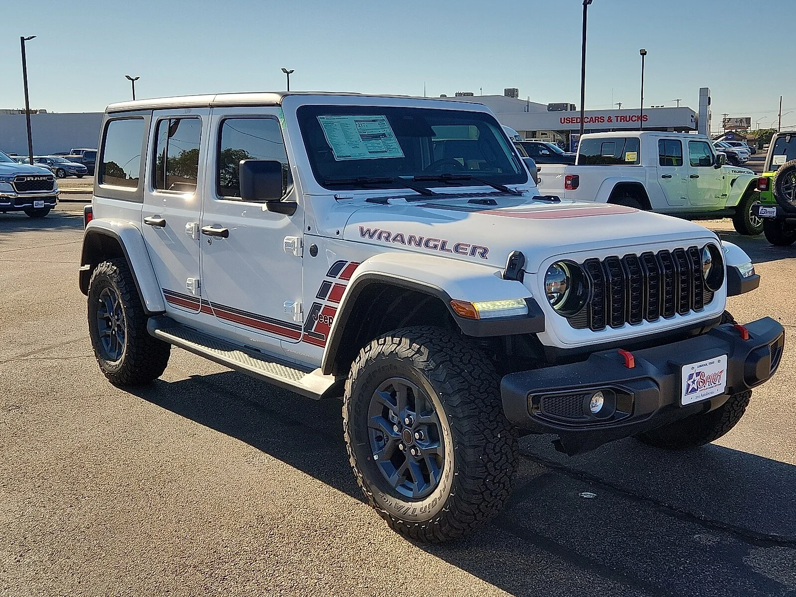 New 2026 White Jeep 4-DOOR SPORT image 6