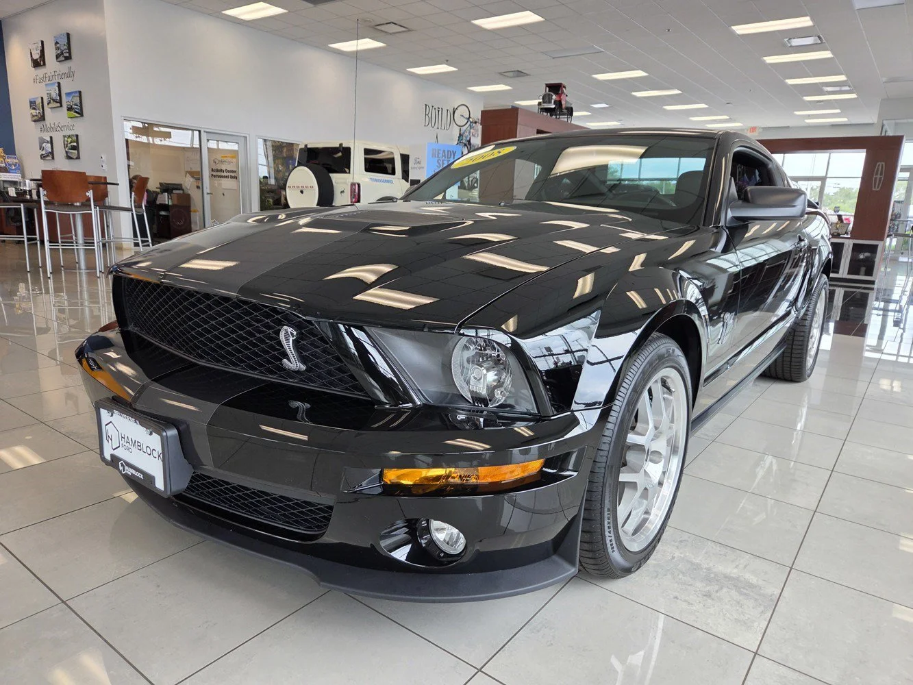 Used 2008 Black Ford Shelby GT500 image 3