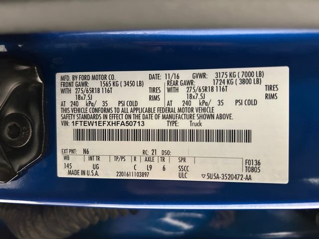 Used 2017 Blue Ford XLT image 20
