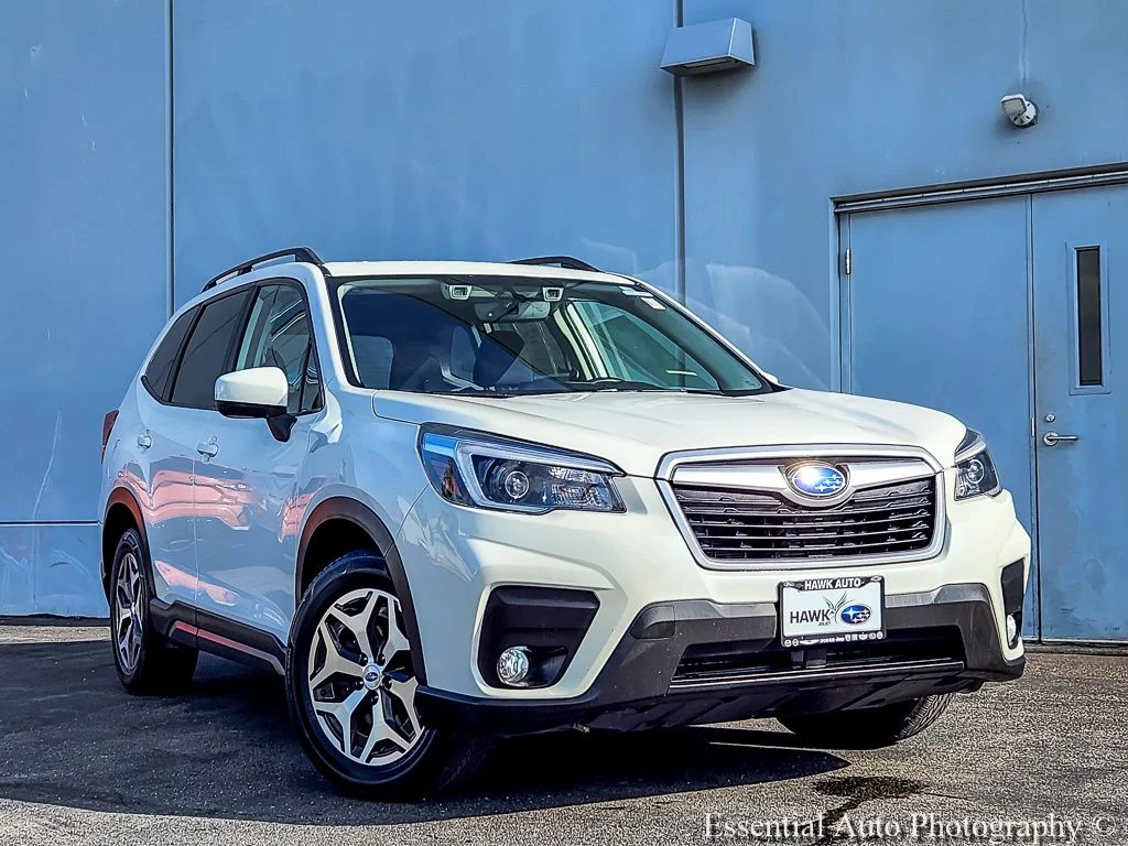 Used 2021 White Subaru Premium image 1