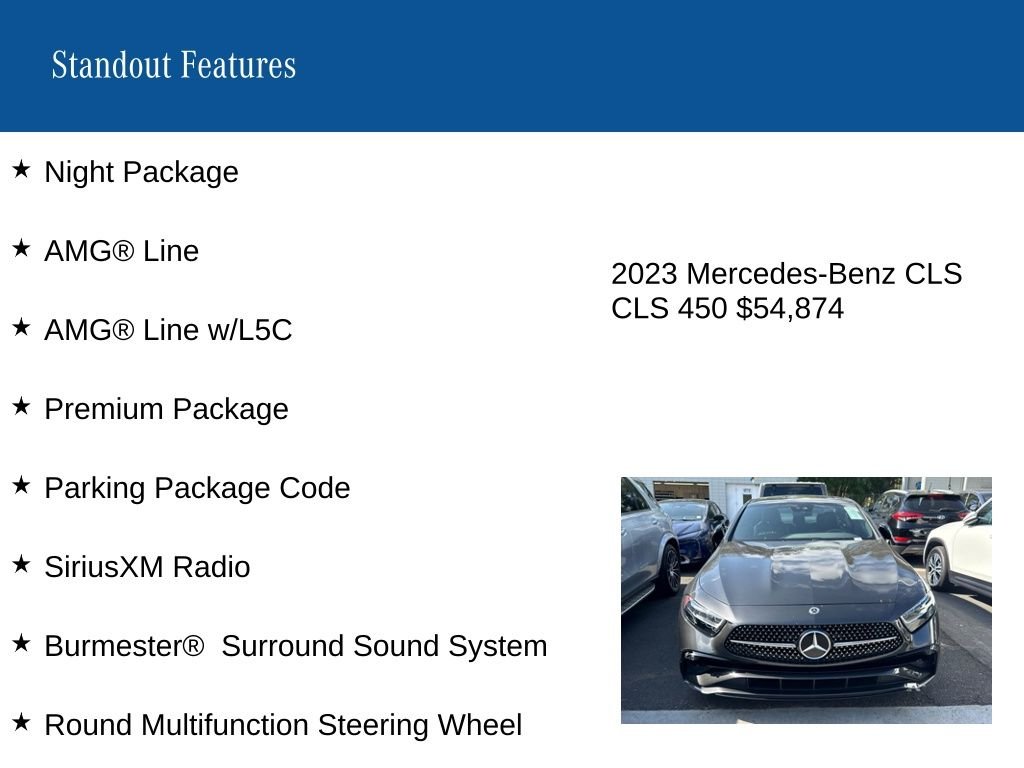Certified Used 2023 Gray Mercedes-Benz CLS 450 image 9