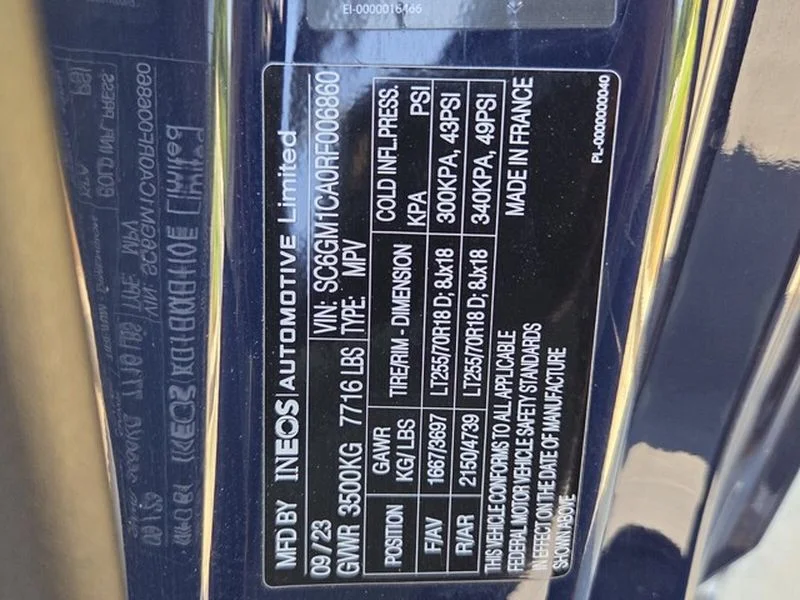Used 2024 Silver Ineos Base image 7