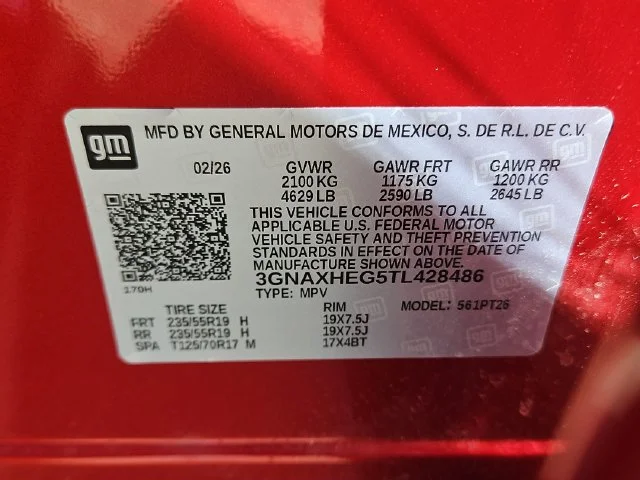 Used 2026 Radiant Red Tintcoat Chevrolet LT image 30