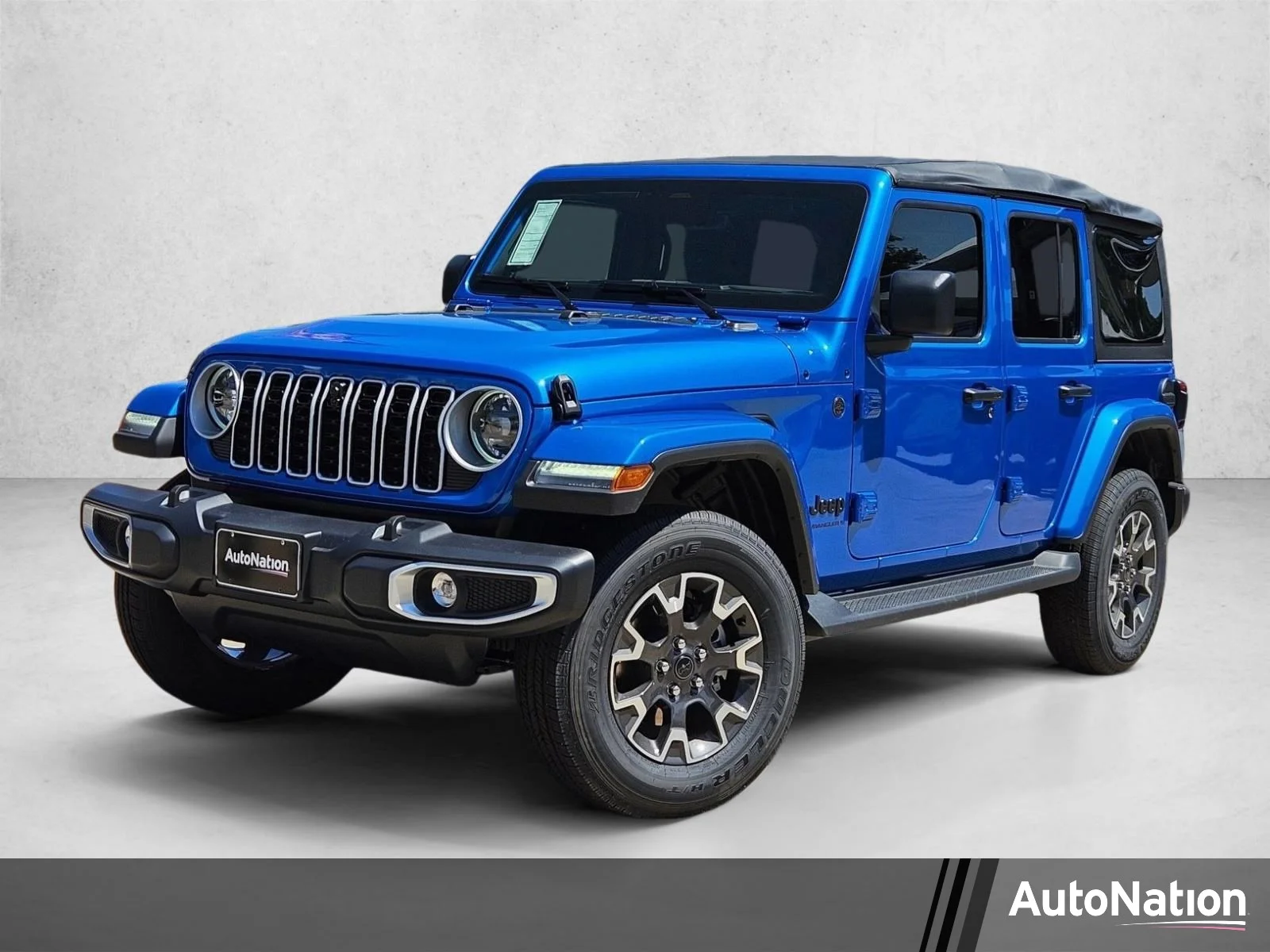 New 2026 Hydro Blue Pearlcoat Jeep Sahara image 1