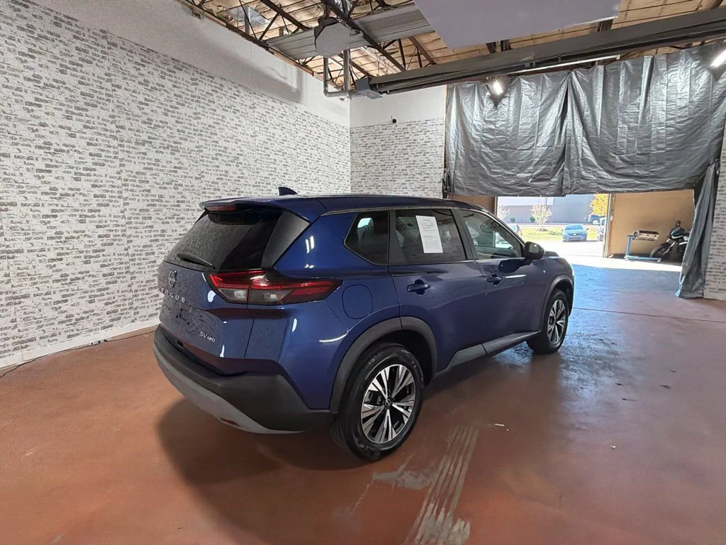 Used 2023 Caspian Blue Metallic Nissan SV image 7