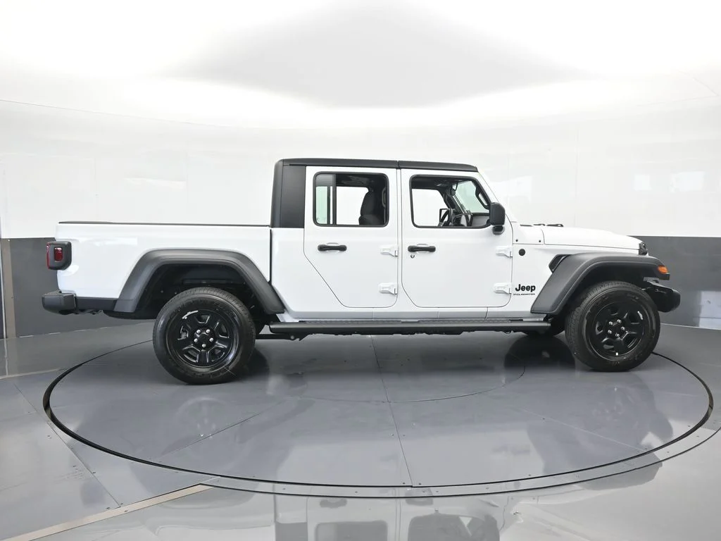 Used 2025 Bright White Clearcoat Jeep Sport image 7