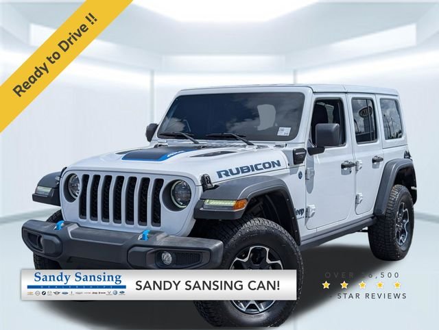 Used 2023 White Jeep Rubicon 4xe image 1